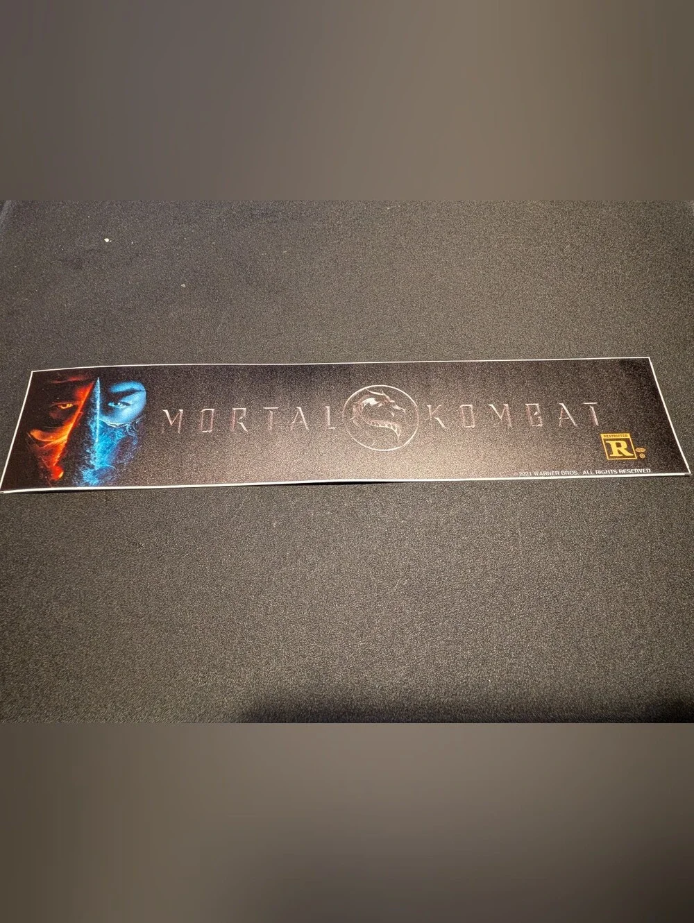 Mortal Kombat Movie Mylar